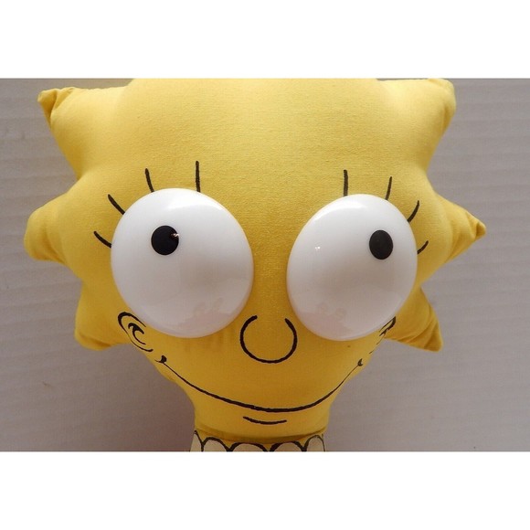 The Simpsons Lisa Simpson Collectible Dan-Dee Plush Stuffed Rag Doll Groening - Picture 2 of 12